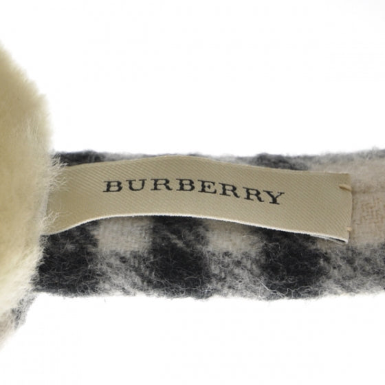 Burberry Cashmere Check Earmuffs 1 of 1