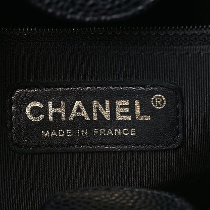 Chanel Caviar Quilted Petit Shopping Tote PST Black 6 of 10