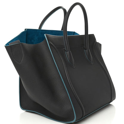 Celine Supple Calfskin Medium Phantom Luggage Liquorice 3 of 10