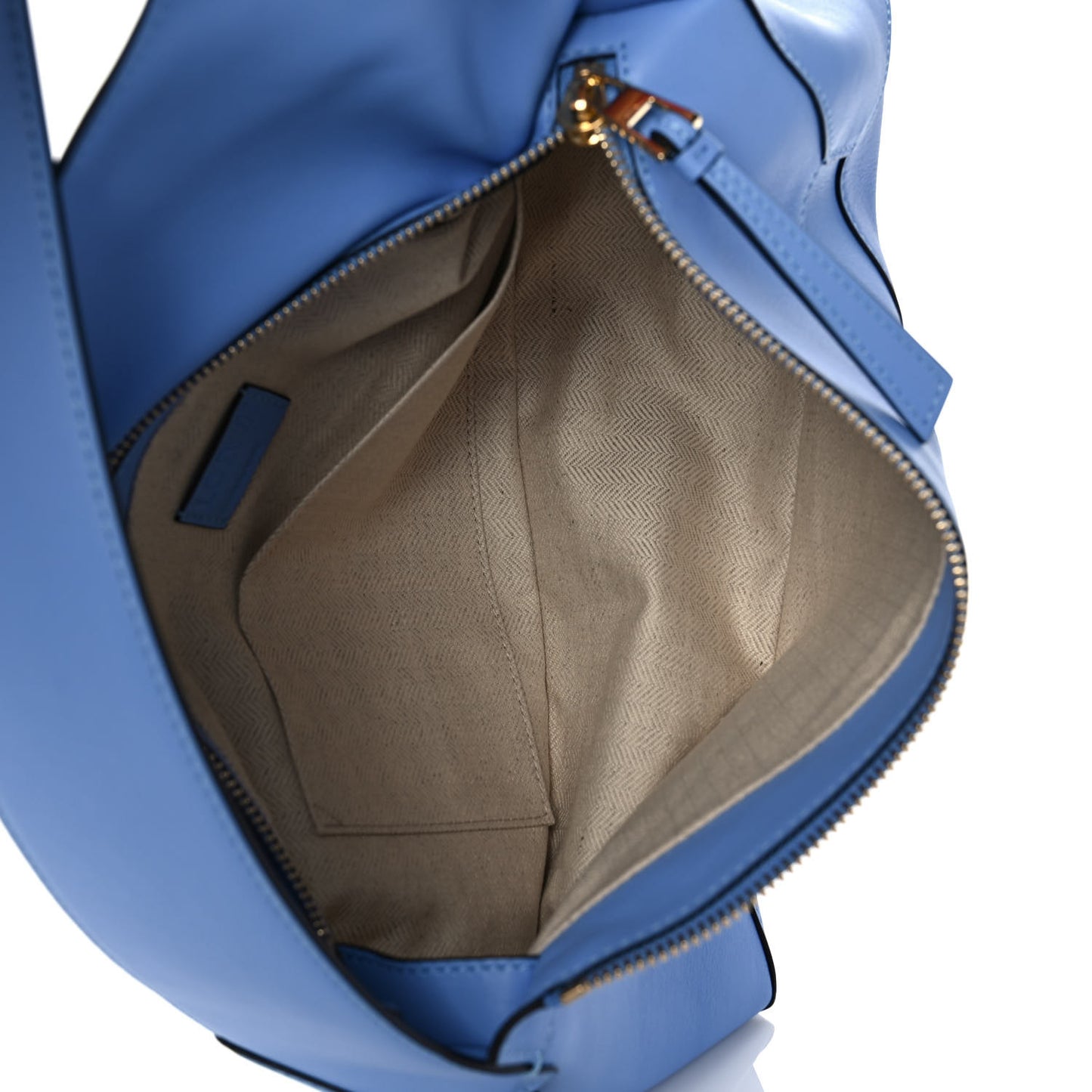 Calfskin Puzzle Hobo Celestine Blue