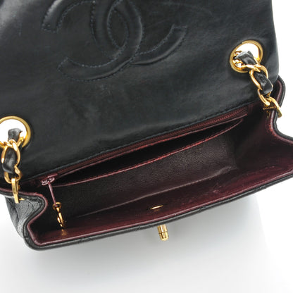 Chanel Lambskin Quilted Mini Square Flap Black 5 of 7