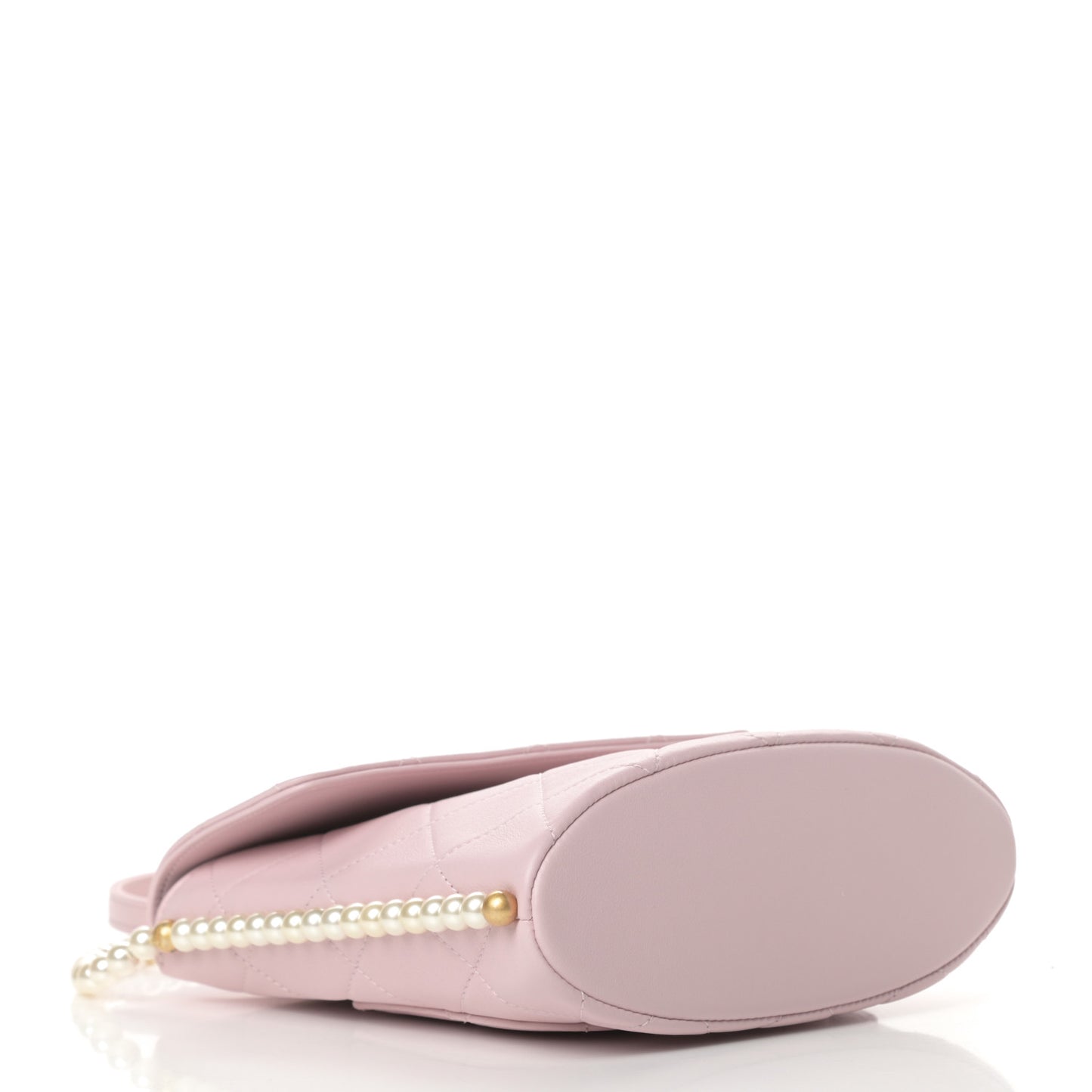 Calfskin Quilted Pearl Small About Pearls Hobo Bag Light Pink