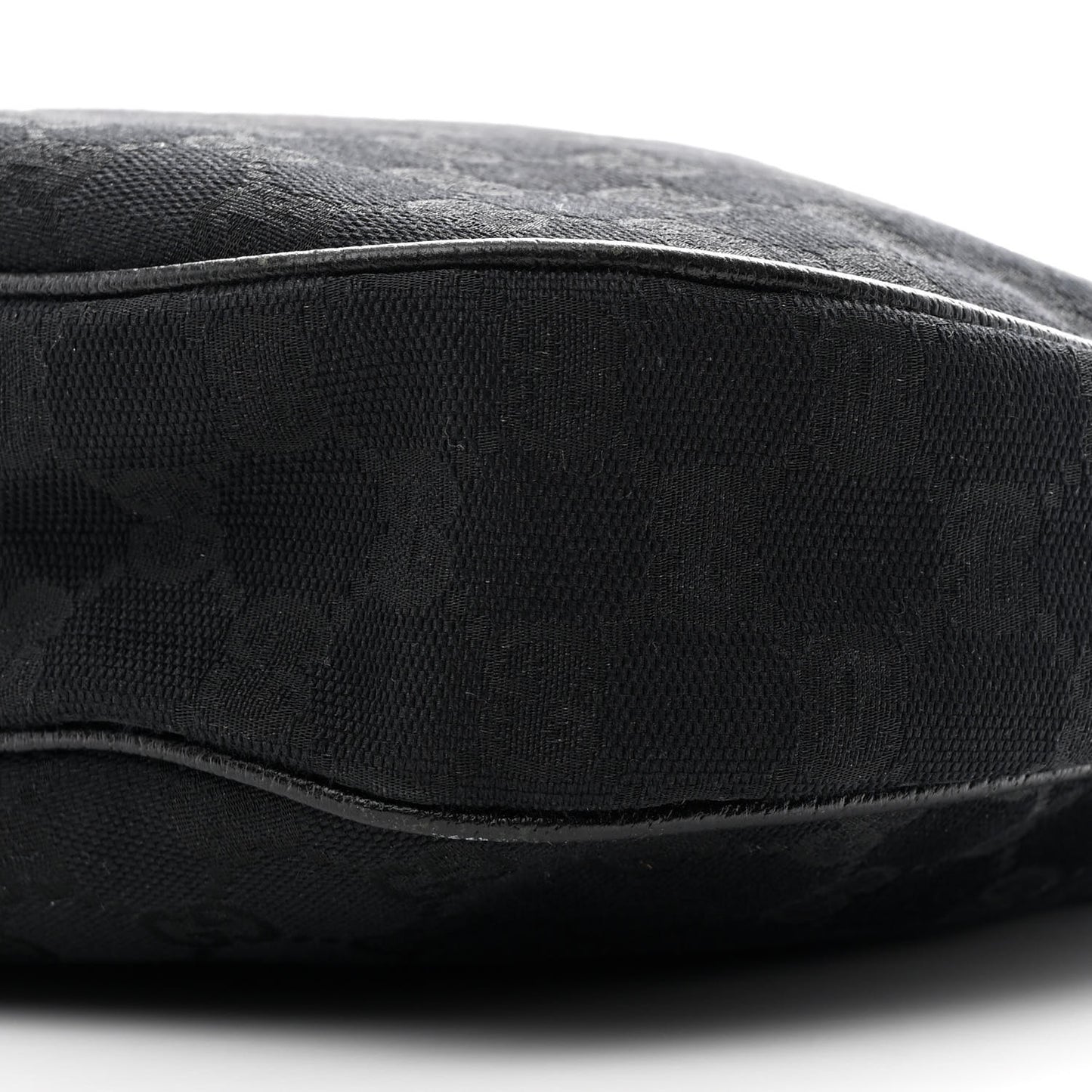 Monogram Medium Half Moon Hobo Black