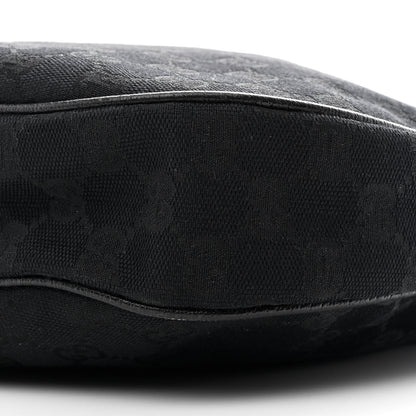 Gucci Monogram Medium Half Moon Hobo Black 9 of 9