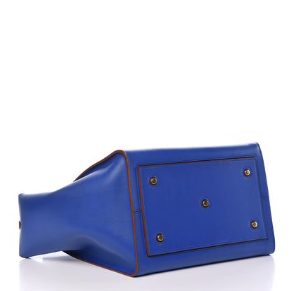 Celine Natural Calfskin Large Tie Knot Tote Royal Blue 4 of 18