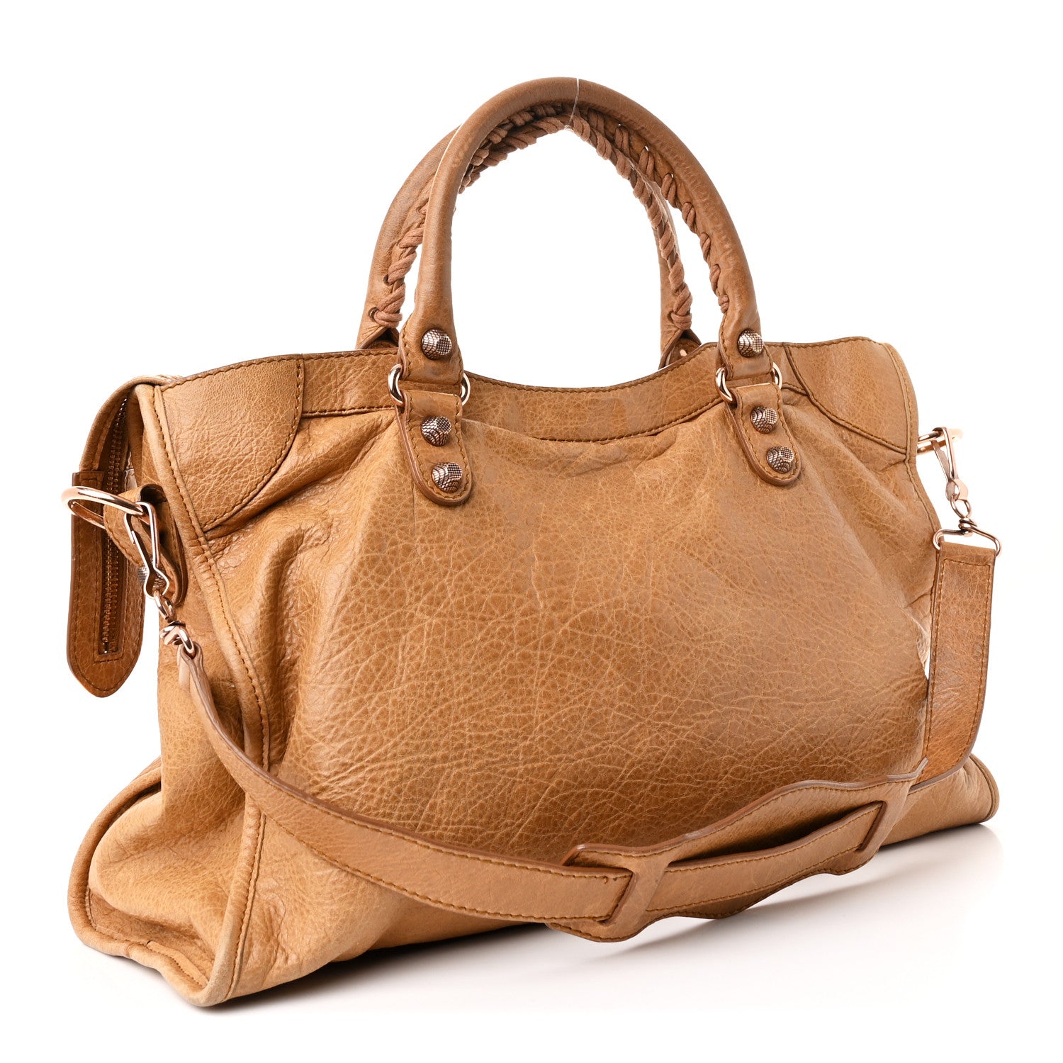 Balenciaga Agneau Giant 12 Rose Gold Hardware City Cumin 4 of 13