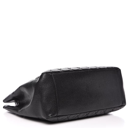 Chanel Caviar Quilted Grand Shopping Tote GST Black 4 of 16