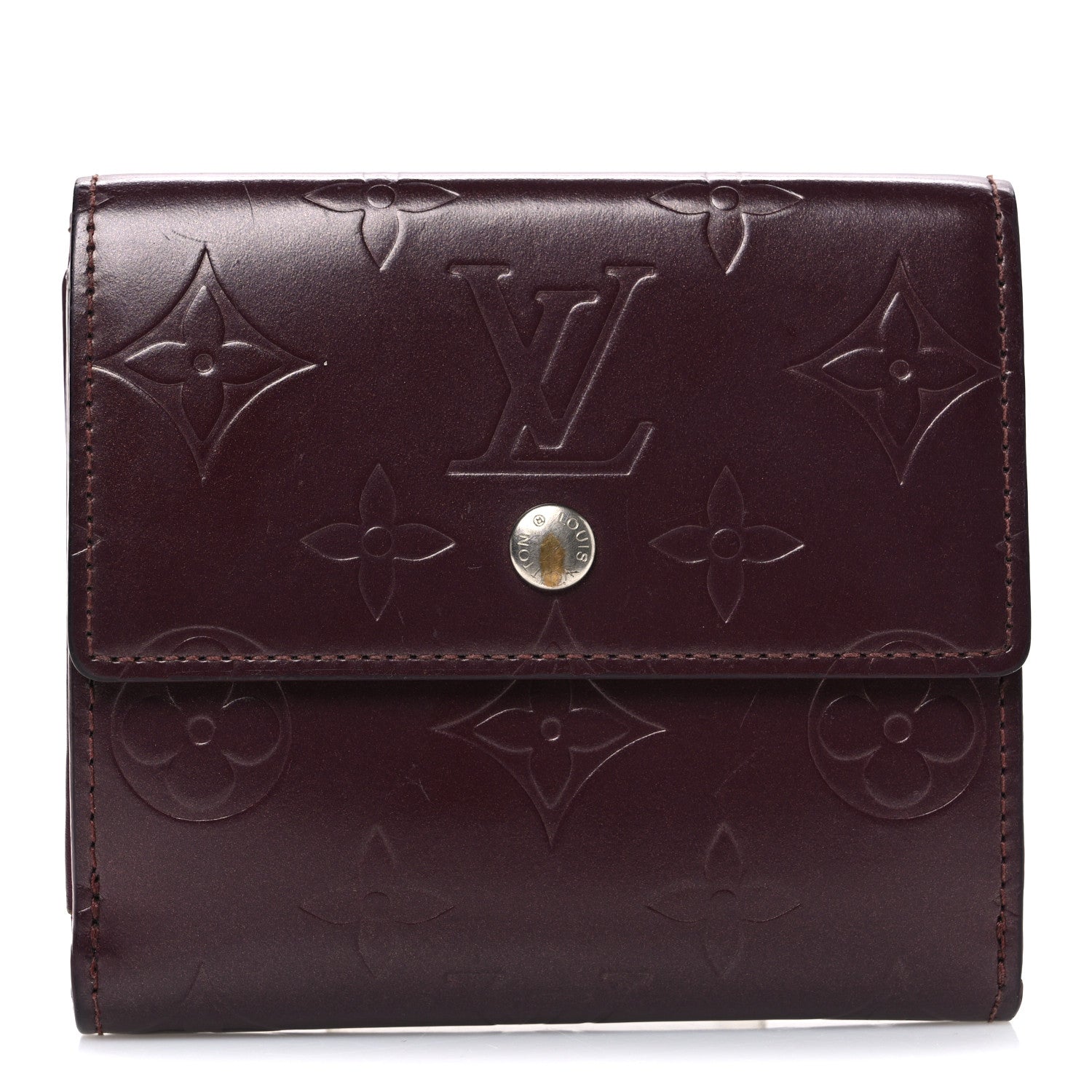 Louis Vuitton Vernis Elise Wallet Amarante 1 of 8