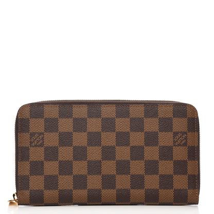 Louis Vuitton Damier Ebene Zippy Organizer Wallet 1 of 8