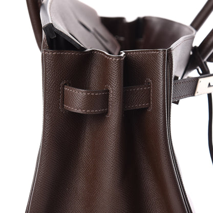 Hermes Epsom Birkin 35 Chocolate 15 of 38