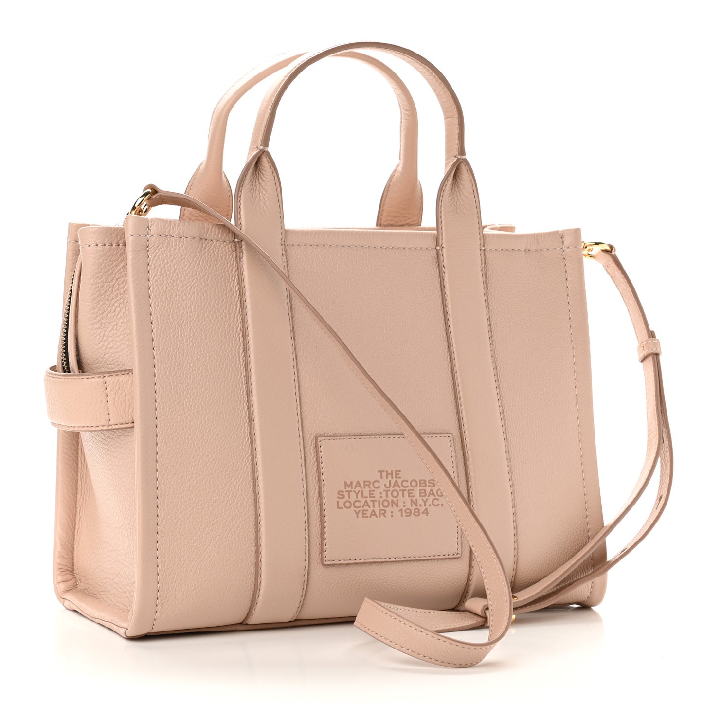 Grained Calfskin The Tote Bag Rose Dust