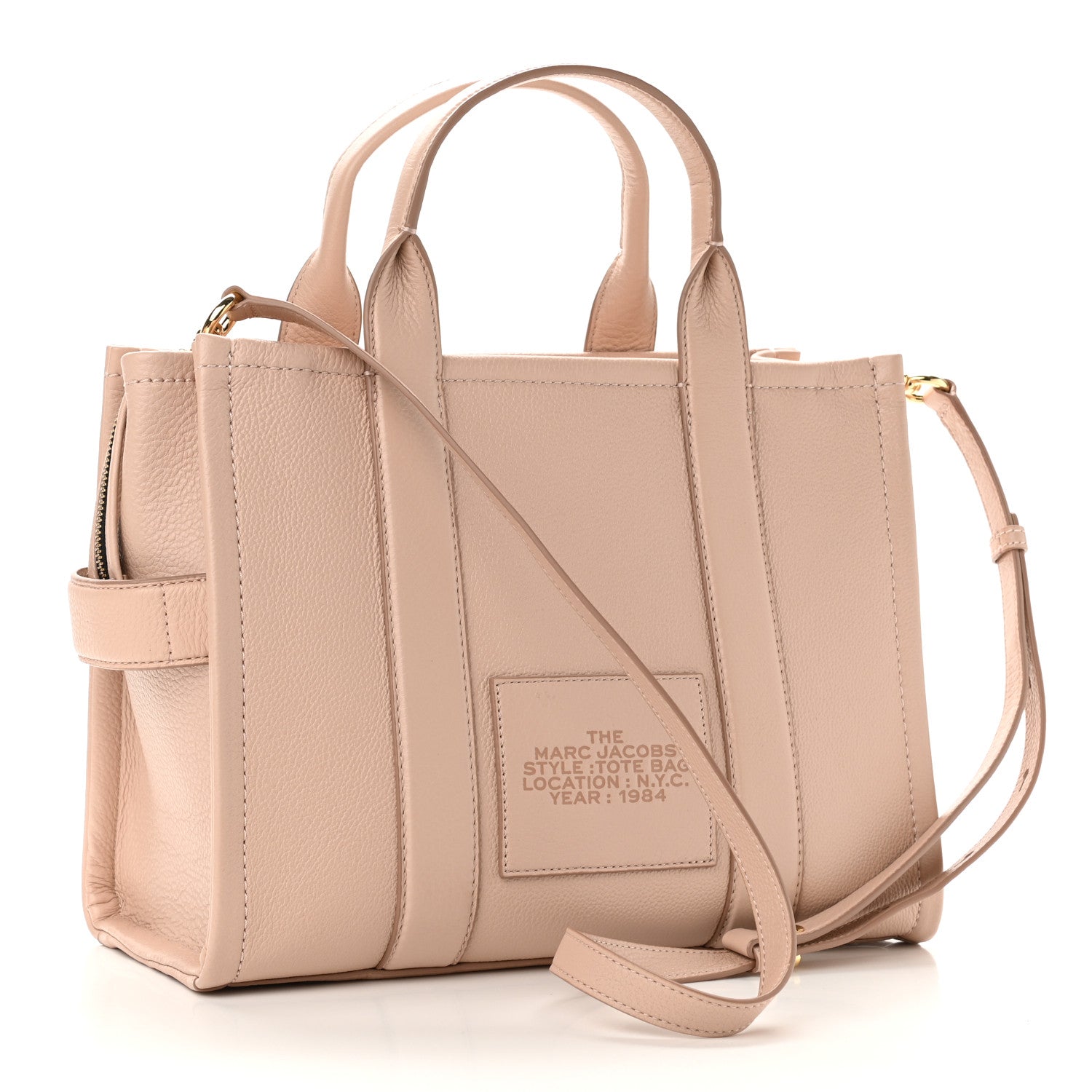 Marc Jacobs Grained Calfskin The Tote Bag Rose Dust 2 of 9