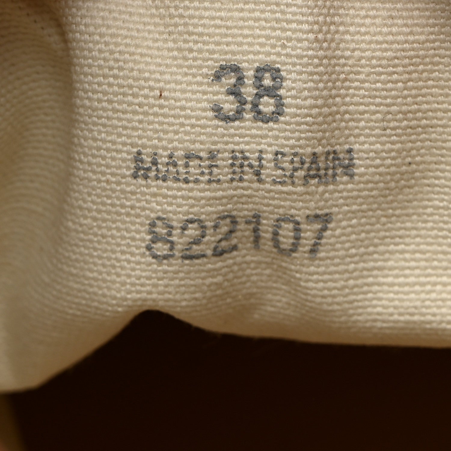 Loewe Jacquard Anagram Calfskin High Top Sneakers 38 Natural White 7 of 8