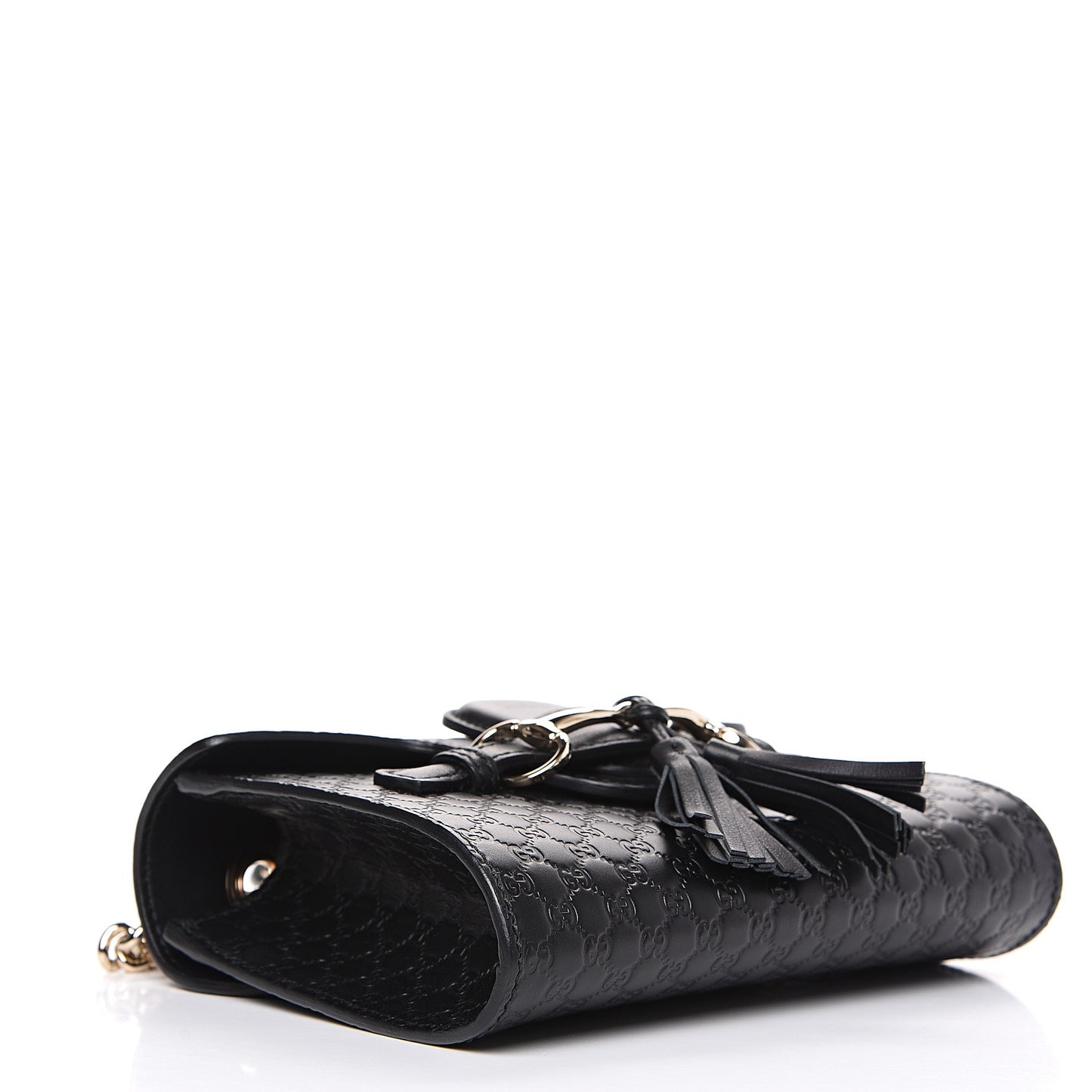 Microguccissima Mini Emily Shoulder Bag Black