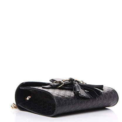 Gucci Microguccissima Mini Emily Shoulder Bag Black 3 of 10