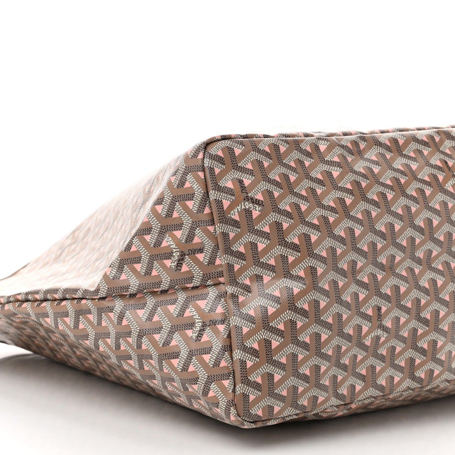 Goyard Goyardine Saint Louis Claire Voie GM Grege Powder Pink 10 of 11
