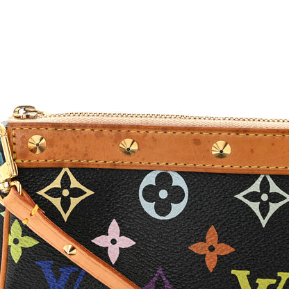 Louis Vuitton LOUIS VUITTON Monogram Multicolor Pochette Accessories Black 9 of 10