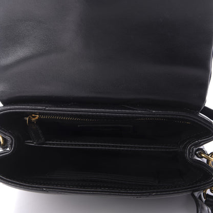 Saint Laurent Calfskin Y Quilted Monogram Toy Loulou Crossbody Bag Black 5 of 9