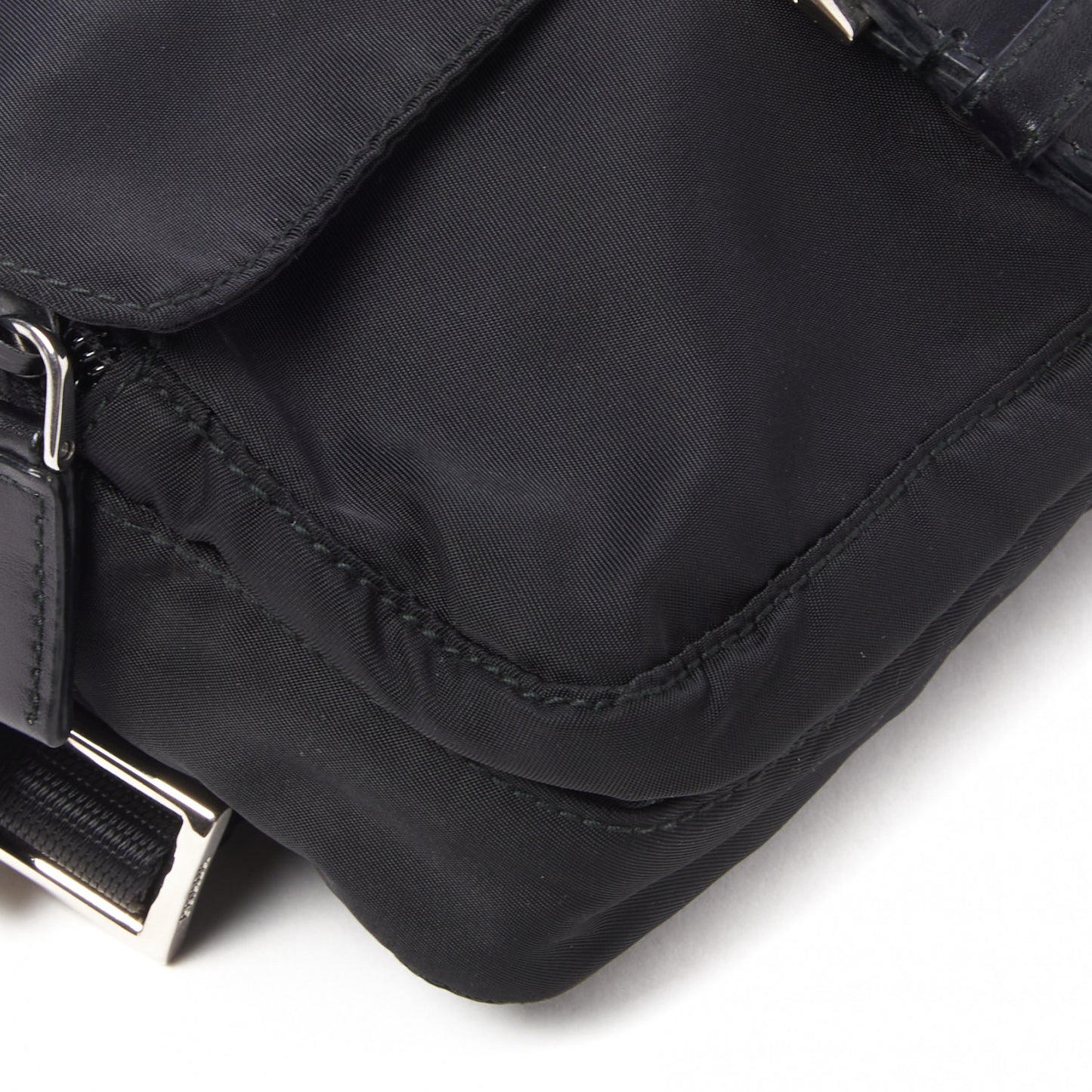 Tessuto Nylon Belt Bag Black