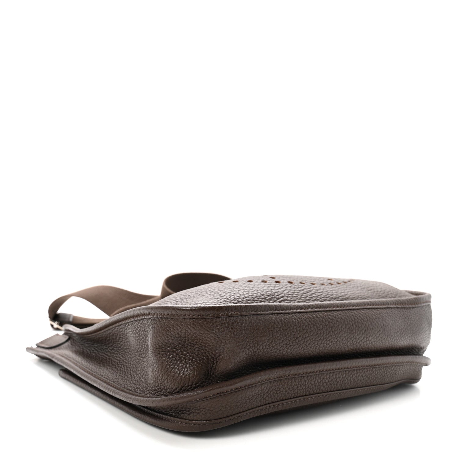 Hermes Taurillon Clemence EVELYNE III PM Chocolate 4 of 10