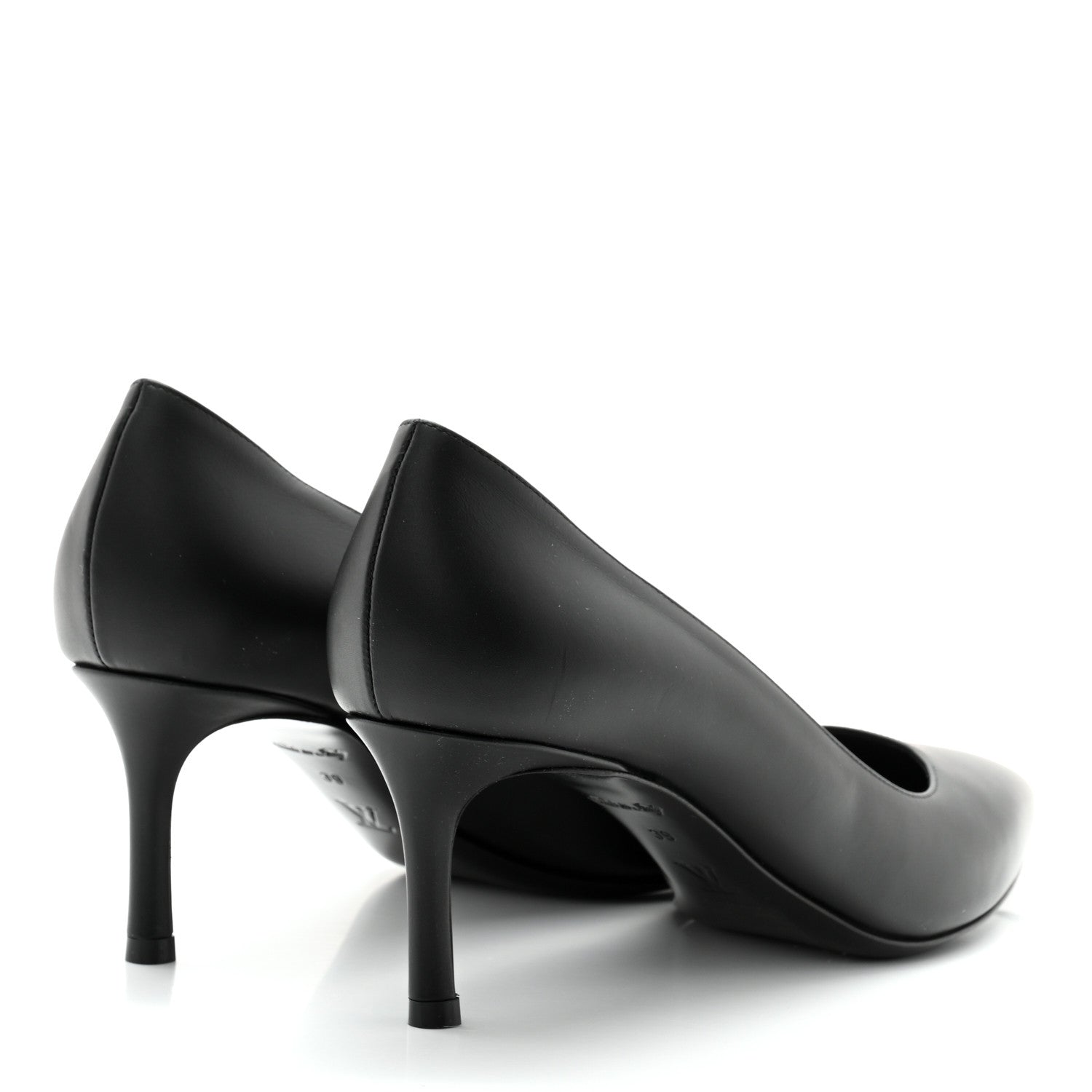 Louis Vuitton Calfskin Cherie Pumps 39 Black 4 of 9