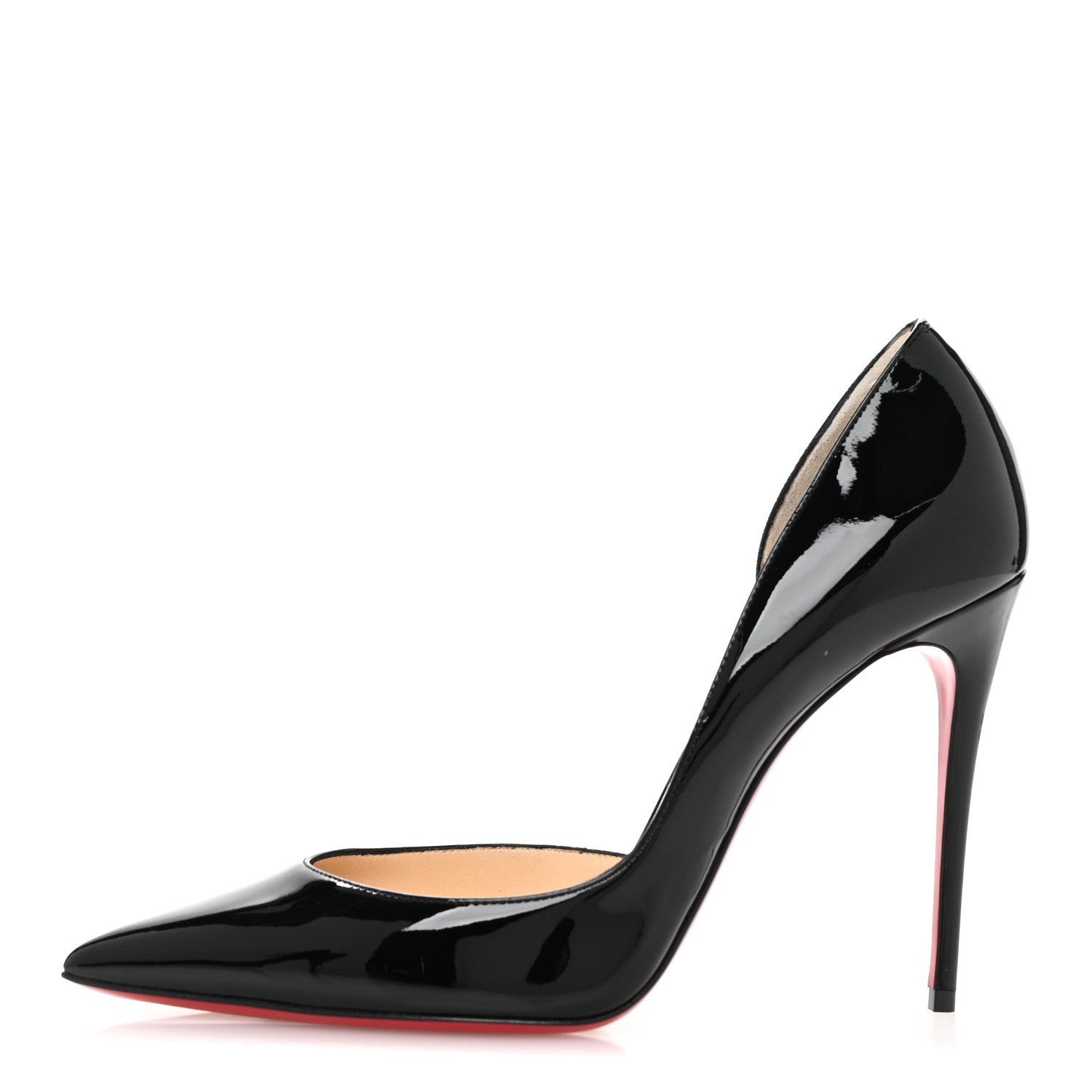 Christian Louboutin Patent Iriza 100 Pumps 38.5 Black 1 of 9