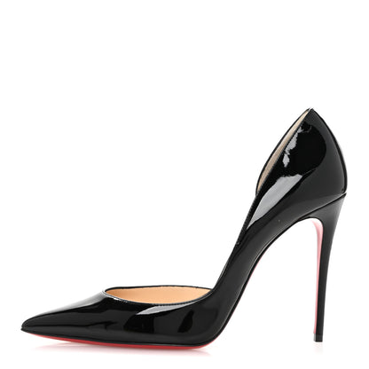 Christian Louboutin Patent Iriza 100 Pumps 38.5 Black 1 of 9