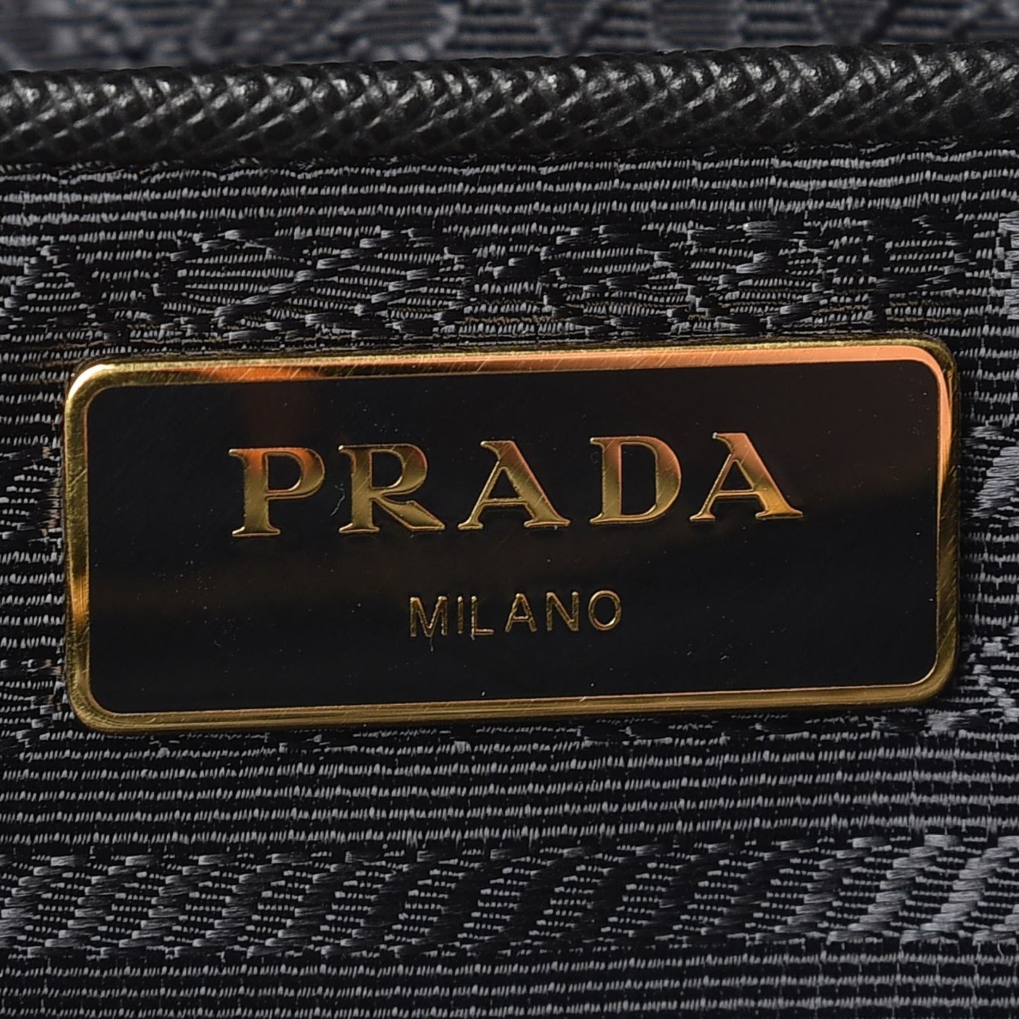 Saffiano Tessuto Nylon Tote Nero Black