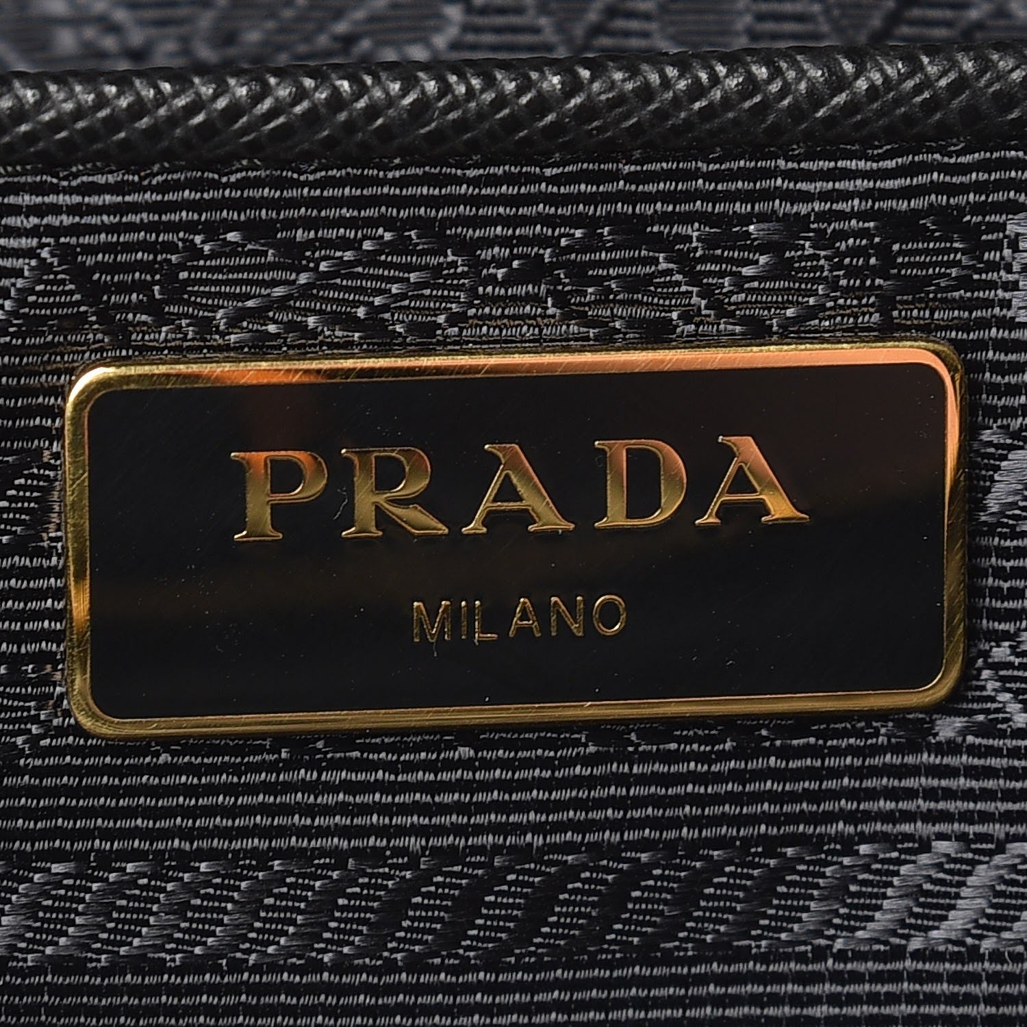 Prada Saffiano Tessuto Nylon Tote Nero Black 7 of 8