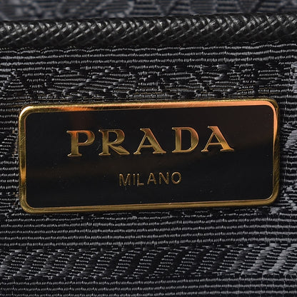 Prada Saffiano Tessuto Nylon Tote Nero Black 7 of 8