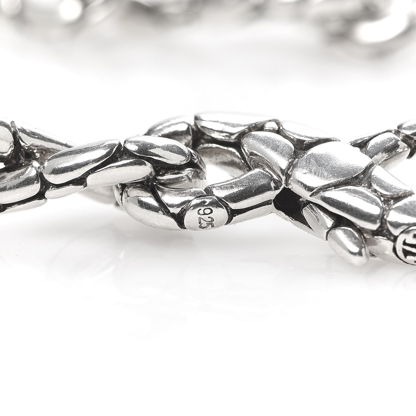 Sterling Silver Kali Twist Link Necklace
