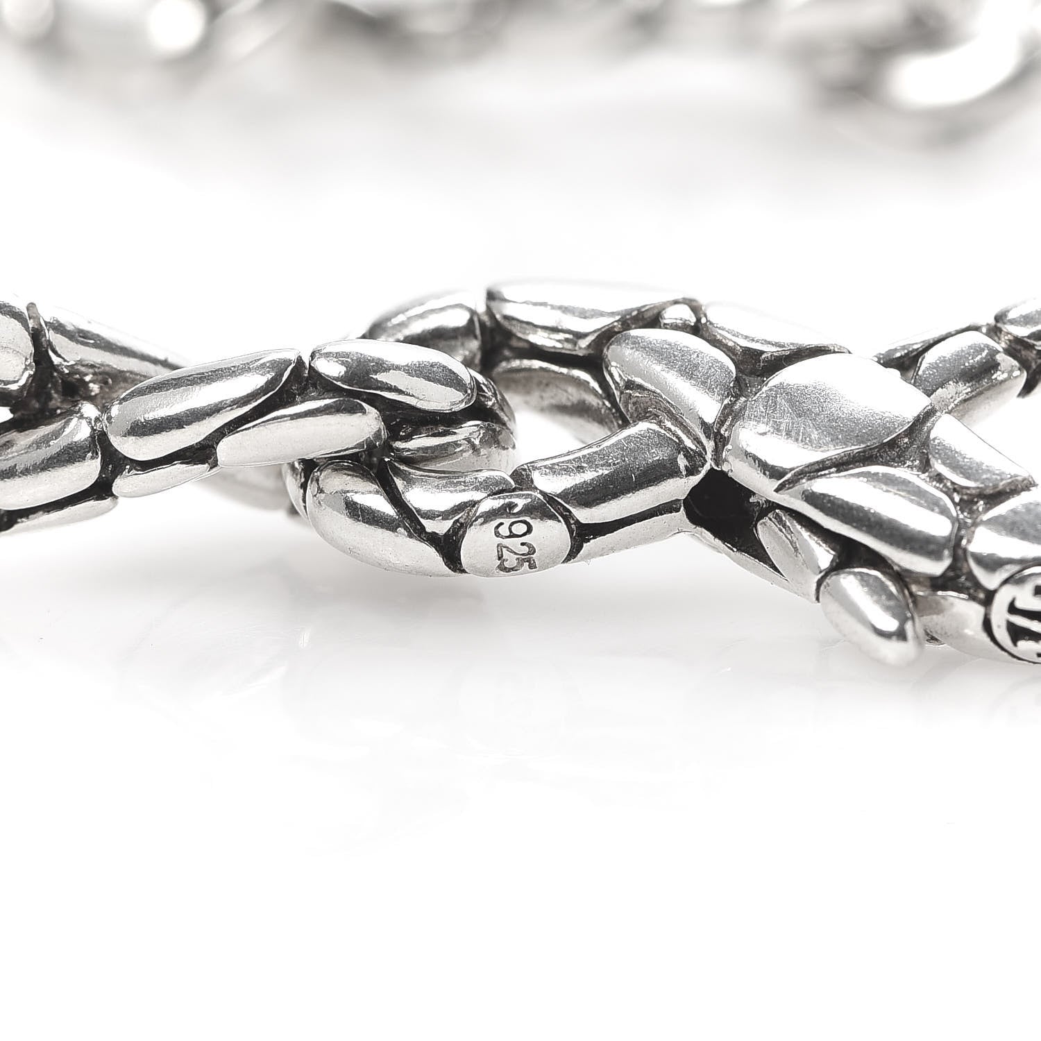 John Hardy Sterling Silver Kali Twist Link Necklace 6 of 6