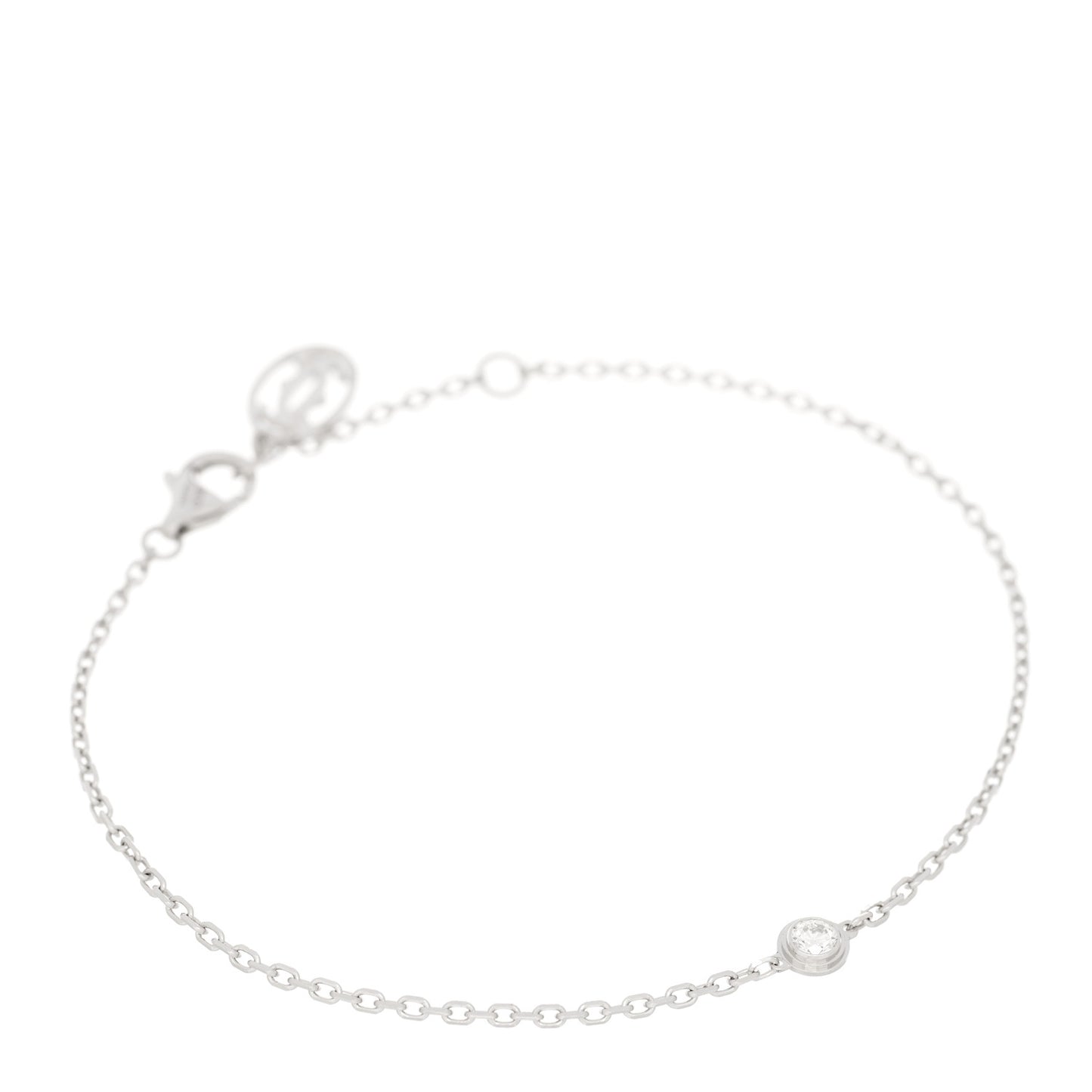 18K White Gold Diamond SM D'Amour Bracelet