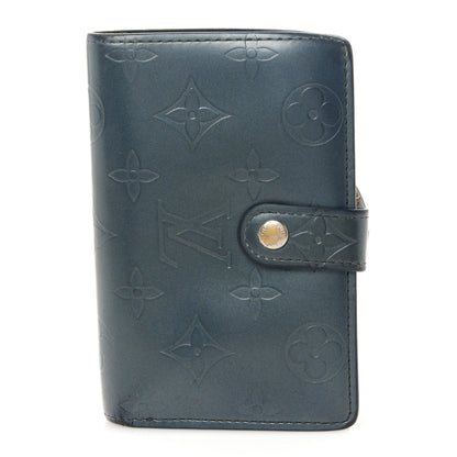 Louis Vuitton Mat Monogram French Purse Wallet Blue 1 of 11