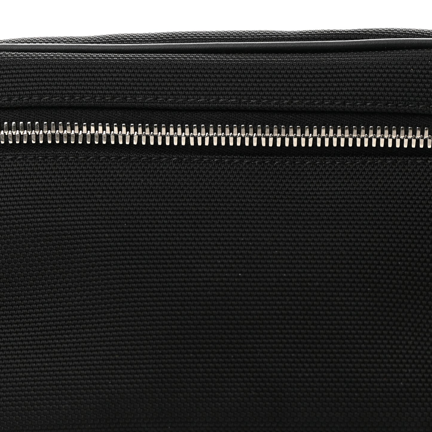 Techno Canvas Web Large Belt Bag Black