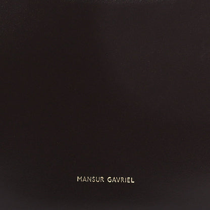 Mansur Gavriel Calfskin Bonbon Top Handle Bag Aubergine 7 of 9