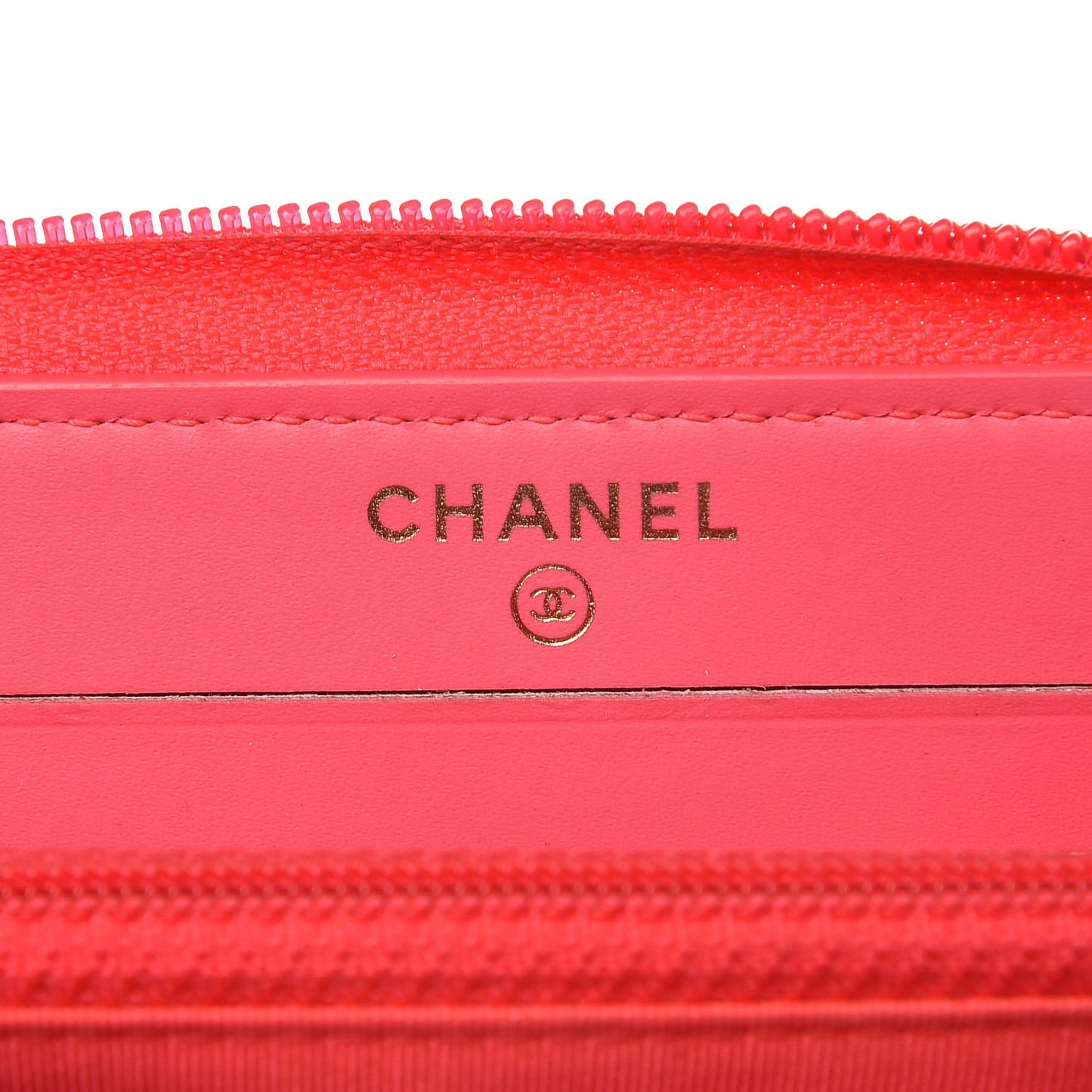 Patent Quilted Small Boy Zip Around Wallet Pink
