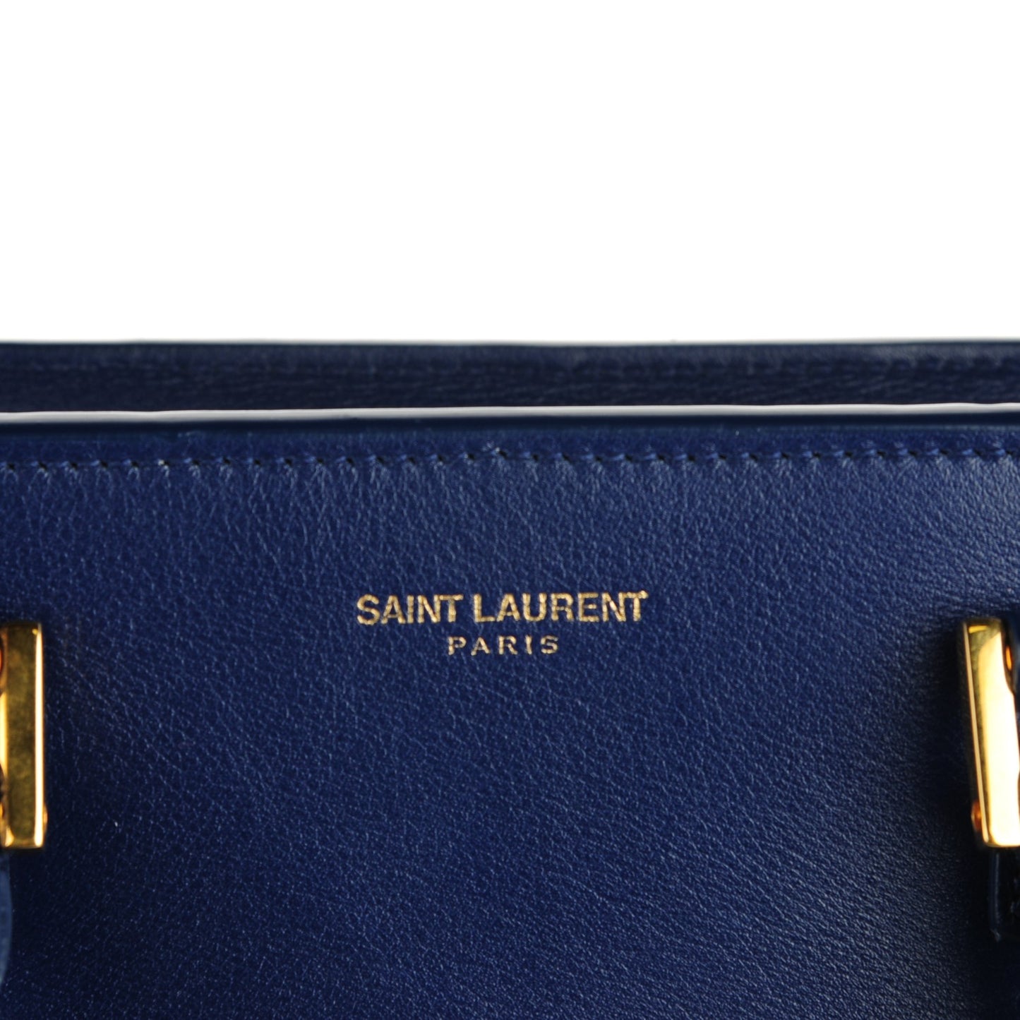 Calfskin Monogram Baby Cabas Blue