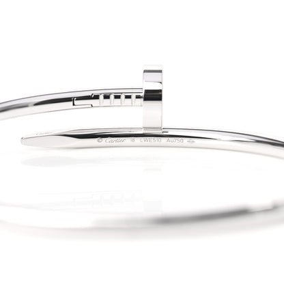 Cartier 18K White Gold Juste Un Clou Bracelet 18 4 of 5