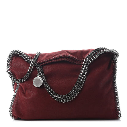 Stella McCartney Shaggy Deer Falabella Fold Over Tote Burgundy 1 of 7