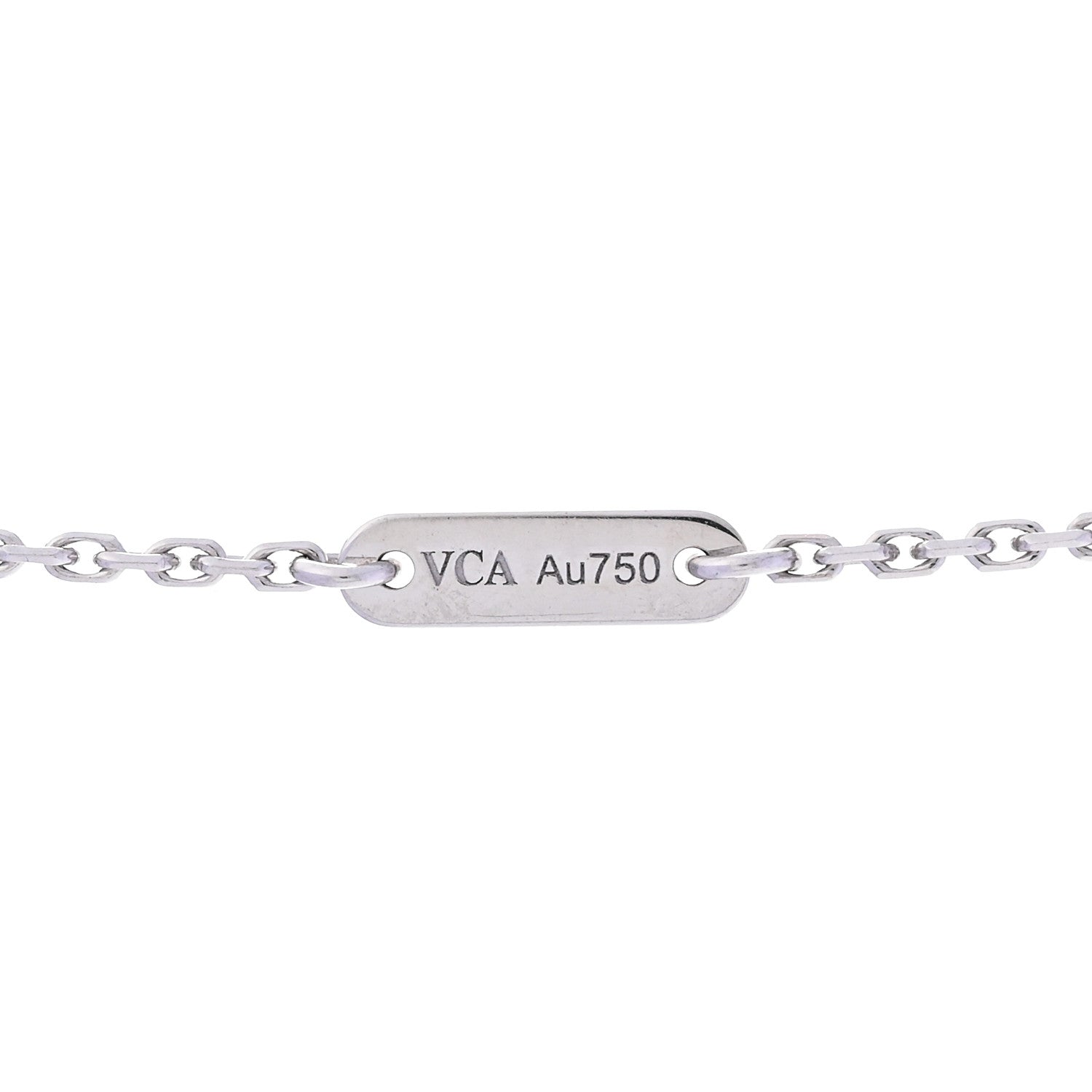 Van Cleef & Arpels 18K White Gold Turquoise Sweet Alhambra Butterfly Pendant Necklace 4 of 7