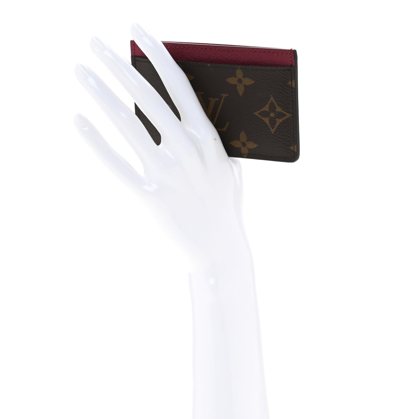 Monogram Card Holder Fuchsia