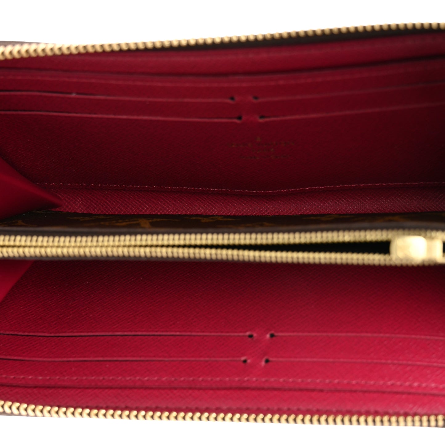 Monogram Clemence Wallet Fuchsia