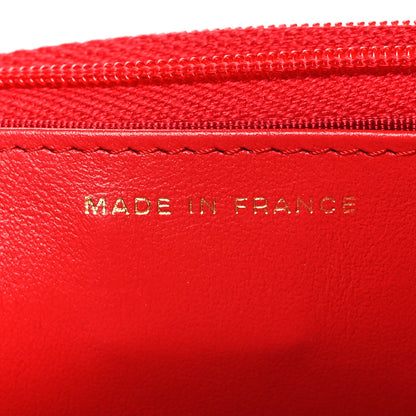 Chanel Caviar Quilted Wallet On Chain WOC Red 7 of 11
