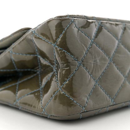 Chanel Patent Quilted 2.55 Reissue 226 Flap Green 9 of 14