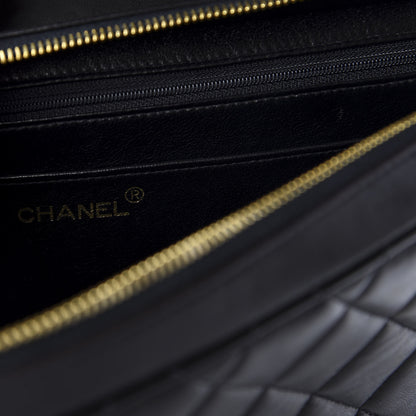 Chanel Lambskin Quilted Backpack Black 7 of 12