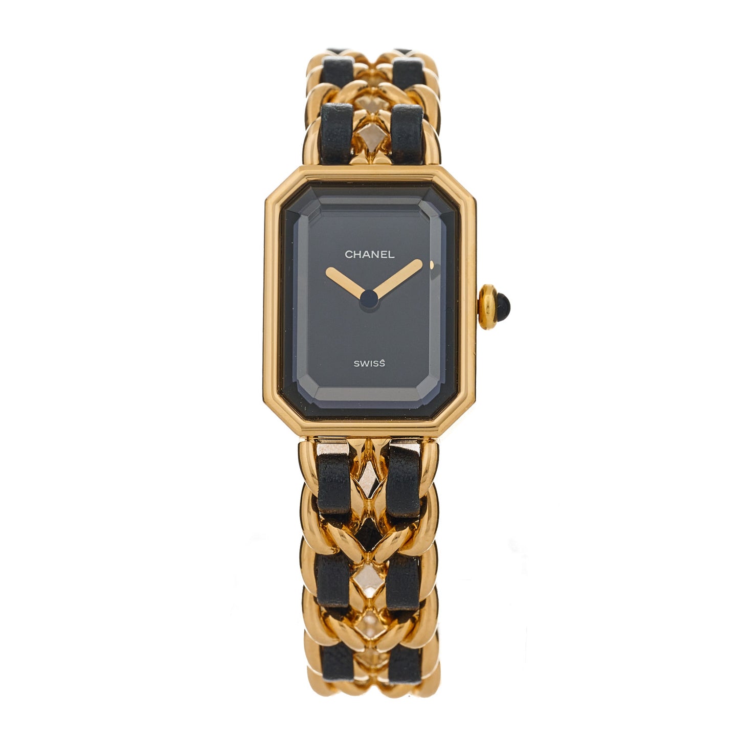 Stainless Steel Lambskin 20mm Chain Premiere Quartz Watch Gold M