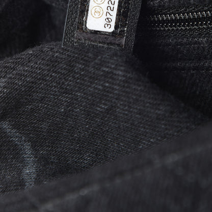 Chanel Denim CC Quilted Mini Square Flap Black 7 of 11
