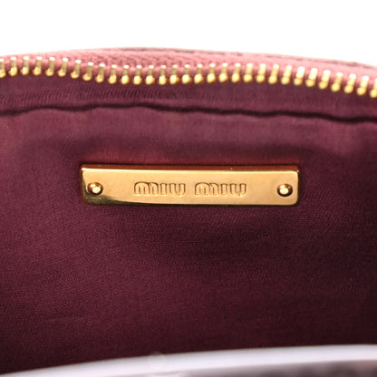 Miu Miu Nappa Matelasse Double Zip Chain Shoulder Bag 7 of 12