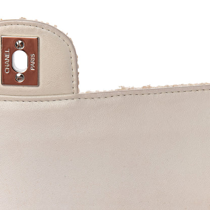 Chanel Tweed Medium Double Flap White 16 of 26